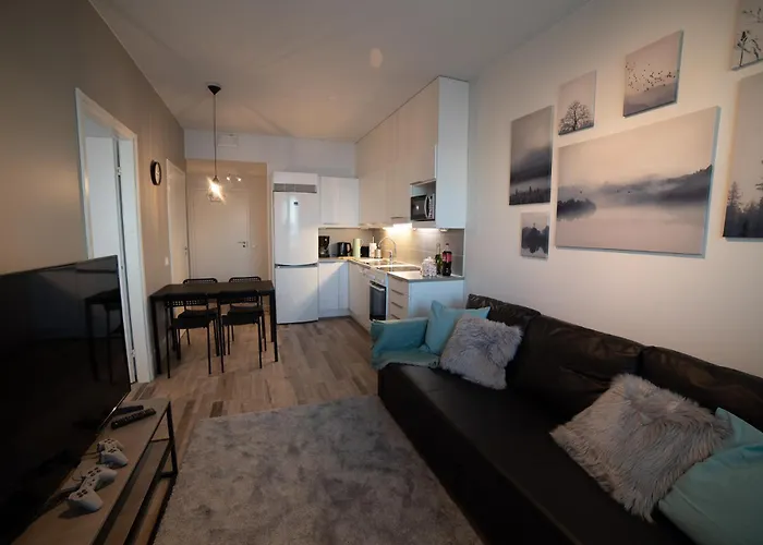 Arctic House In The Middle Of *